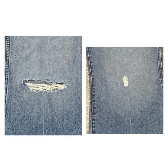 Wrangler Wanderer 622 High-Rise Flare Jeans 32x32 Light Distress Denim NEW Read* - Picture 11 of 16